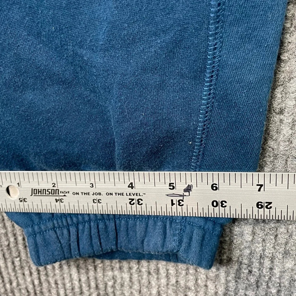 True Religion Sweatpants Mens XL Blue Horseshoe Logo Fleece Joggers Streetwear